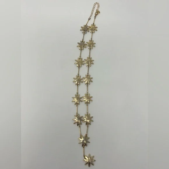 Star Drop Necklace Y Shape Statement Pendant Gold Jewelry Lariat Floral Charm 25 - Picture 10 of 17